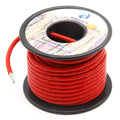 Skiennix 10 Gauge Marine Grade Electrical Wire - High Voltage 1000V, 25FT Red Tinned Copper Cable