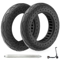 NAIXTYRE 10×2.125 Electric Scooter Replacement Tires,10 Inch Solid Rubber Tires,10x2.125 Solid Electric Scooter Tire for Hiboy S2 Pro Gotrax G4/ Xr /V2 Ninebot F25 /F65（2PCS）