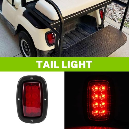 Blogole LED Headlights and Tail Lights Kit Compatible Yamaha G14, G16, G19, G22 Golf Cart Models