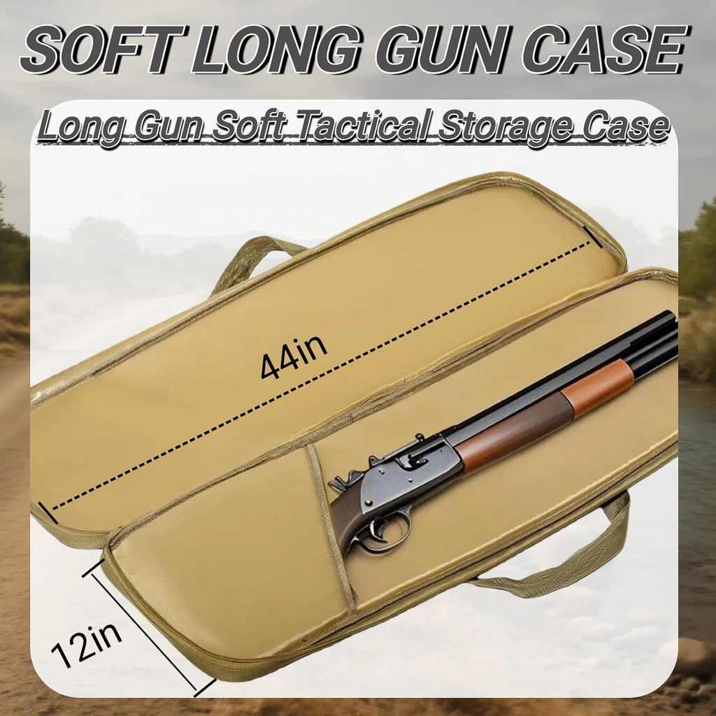 Skiennix Soft Gun Case - Durable Oxford Fabric Rifle & Shotgun Backpack | 47" & 36" with Tactical Pockets
