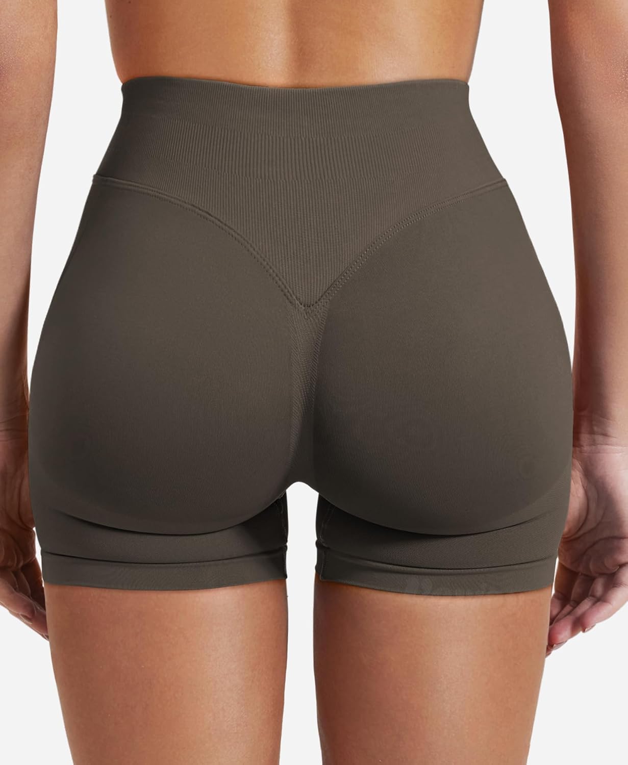 VOYJOY Women's Workout Shorts - Scrunch Butt Lifting Seamless Biker Shorts | Available in 2.5" to 6" Sizes