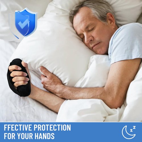 TYYIHUA Palm Protector Palm Grips Hand Contracture Cushions with Elastic Band & Finger Sepereter, for Stroke Hand, Arthritis Parkinson Dementia