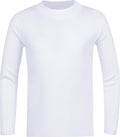 5T to Youth UPF 50+ Long Sleeve Rash Guard - Boys and Girls UV Protection Moisture Wicking Athletic T-Shirt