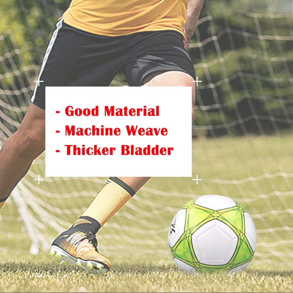 AYANICA Soccer Ball Size 3,4,5 Soft PU for Practice Training Gift Boys Girls Come with Random Color Pump and Needle