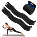 Wrist Weights & Ankle Weights – 2 Pack (1.1 lbs Each), Adjustable Arm, Leg & Hand Weights Set for Women, Magnetic Fitness Weights for Gym, Pilates, Walking, Yoga & Home Workout(Black)