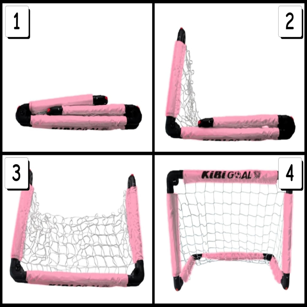 Soccer Goal - Small Foldable Kids' Goal for Indoor/Outdoor Play | Perfect Mini Soccer Gift