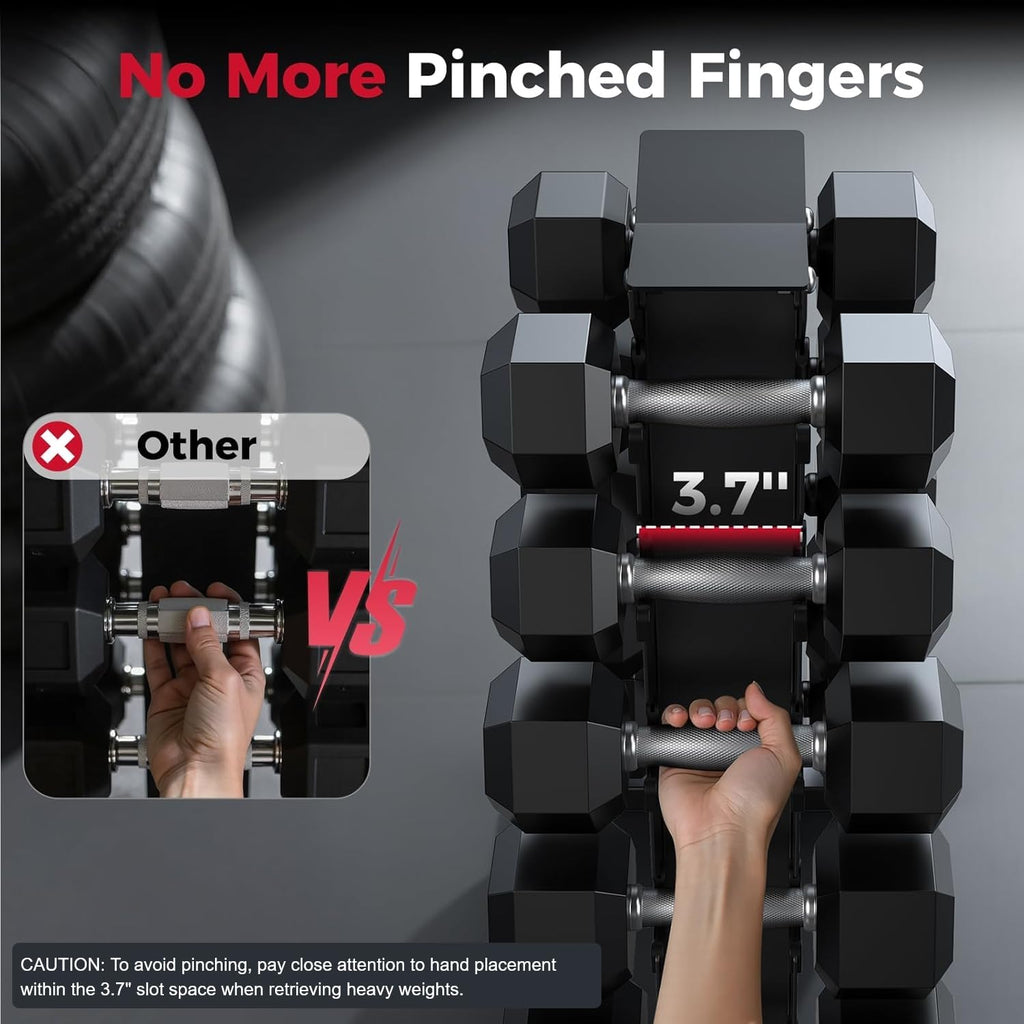 AKYEN A-Frame Dumbbell Rack Stand Only, Weight Rack for Dumbbells Compact Home Gym Space Saver, 480/800LBS Weight Capacity