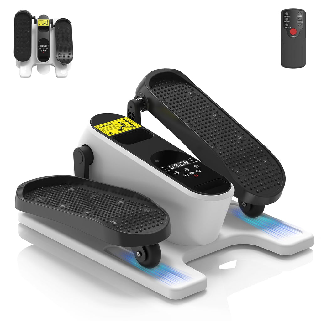 HOTWAVE Under Desk Elliptical Exercise Machine, Ellipse Leg Exerciser Electric as Seen on TV While Sitting for Seniors with Remote Control & 12-Speeds, Seated Foot Pedal Exercise Training Equipment