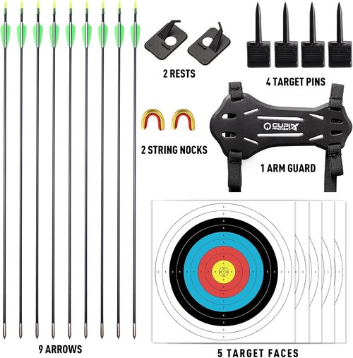LWANO Bow Set - Takedown Recurve Archery Kit for Adults & Beginners | Left & Right Handed