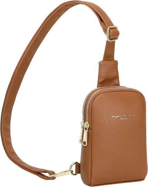 INICAT Small Sling Bag - Lightweight Vegan Leather Crossbody Purse for Women | Perfect for Everyday & Travel