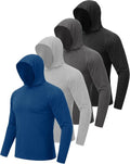 BOOJO Sun Hoodie for Men - Lightweight Long Sleeve UV UPF 50+ Fishing Shirt | Perfect for Athletic Workouts