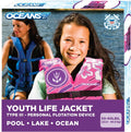 Oceans 7 Life Jacket - US Coast Guard Approved Infant & Youth Vest | Type II & III Personal Flotation Device
