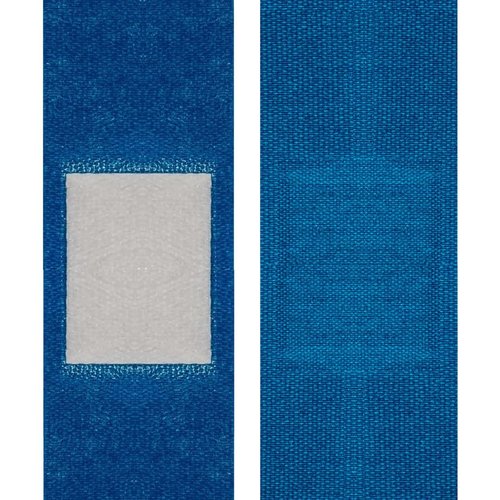 Vakly Metal Detectable Blue Fabric Adhesive Bandages 3 x 1 in (200 Pack) – Food Service Flexible Breathable Bandage Strips with Non-Stick Pad, Latex Free for First Aid & Kitchen Safety