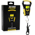 Beyond Fishing Digital Scale - Portable Fish Weigher with Built-In Tape Measure | Weighs Up to 110lbs, LCD Display