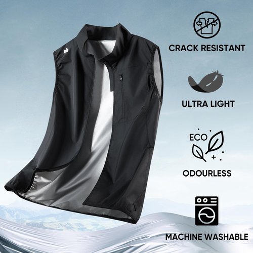 HOTSUIT Sweat Vest for Men Weight Loss Full Zipper Sauna Vest for Men Anti-Rip Heat Trapping Shirt for Gym Boxing, Black, 3XL