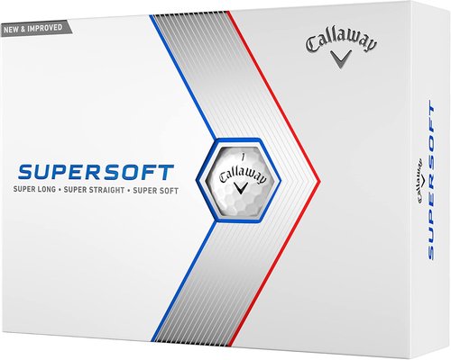 Callaway Supersoft Golf Balls - Exceptional Distance & Soft Feel | 12-Pack White