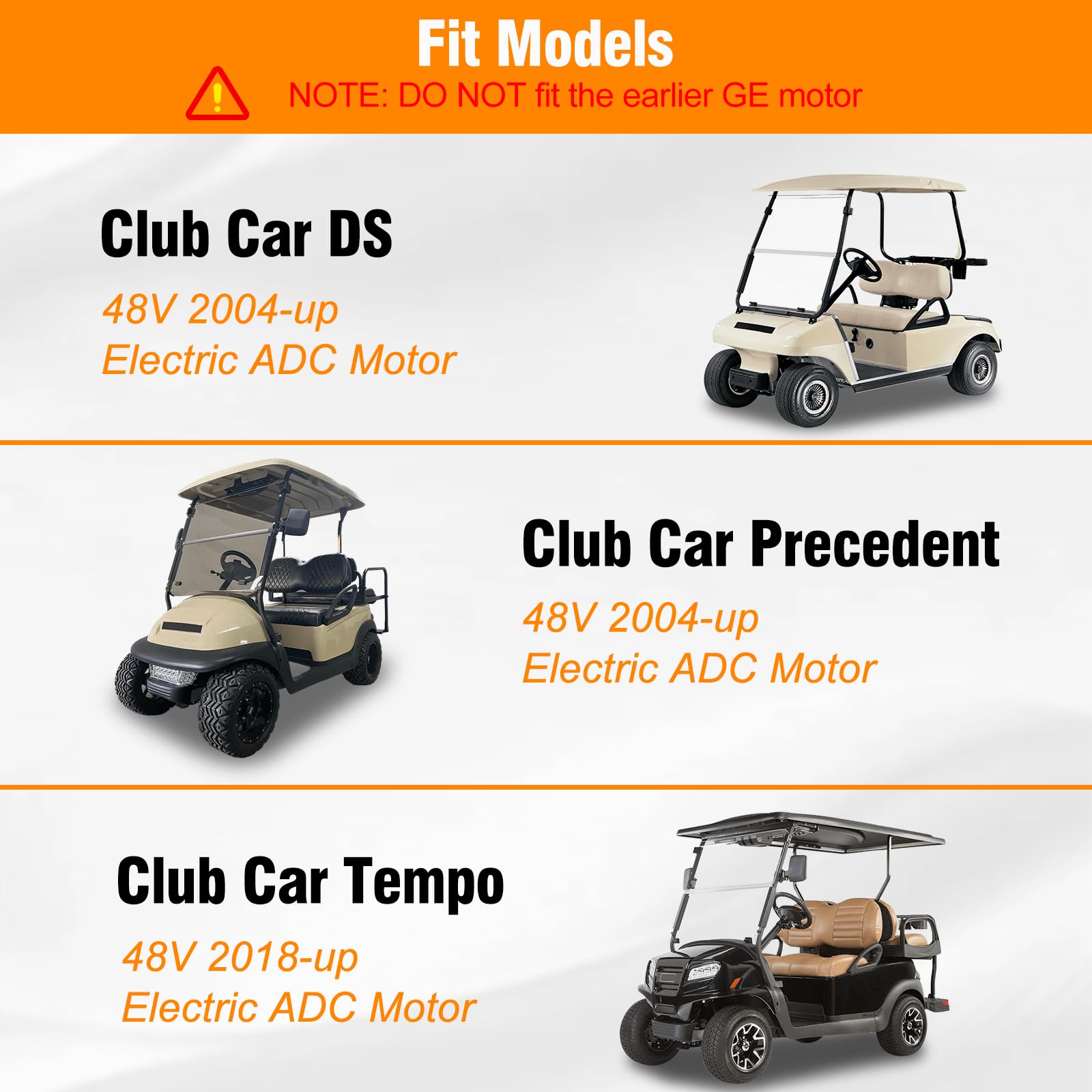 Speed Magnet Speed Sensor Fit for Club Car IQ DS Precedent 2004+ Tempo 2018+ 48V Electric Golf Cart with ADC Motor Includes Screws, OEM# 102704901 102265601