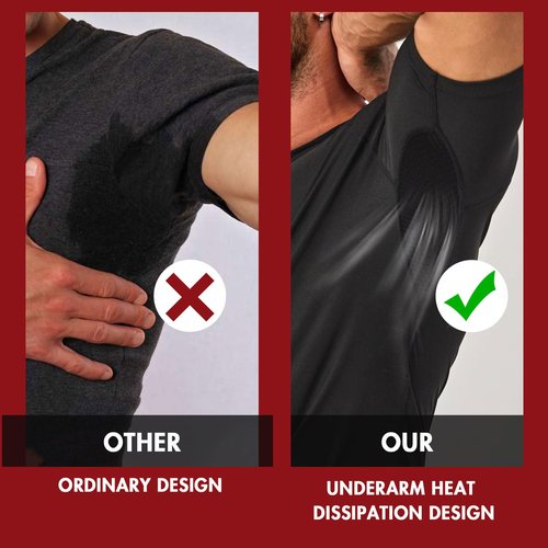 Lsnere Sauna Suit Sweat Shirt For Men Heat Trapping Compression Vest Shapewear Top Gym Accessories Exercise Slimming Body Shaper Workout Clothes Sweating Jacket M