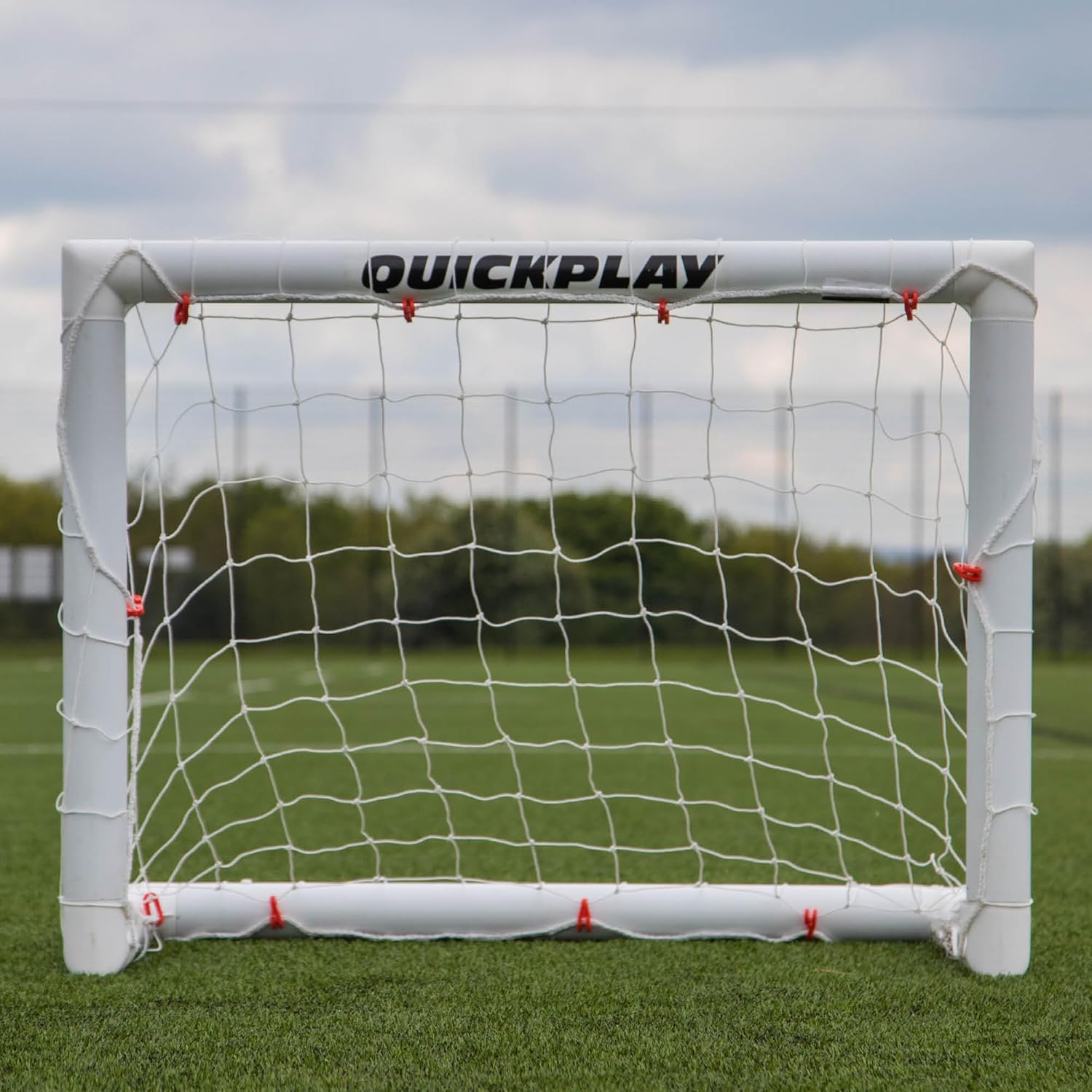 QUICKPLAY Q-Fold Soccer Goal - Portable & Weatherproof Design | 30-Second Setup for Backyard Fun