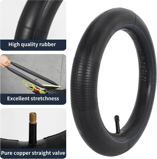Bike Inner Tube 12.5x2.25 - 2-Pack Compatible with Dirt Bikes, Jetson Kids Bikes & More