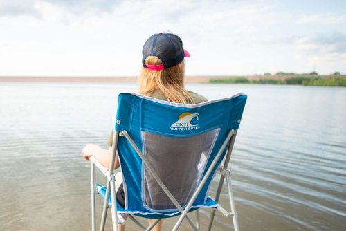 GCI Outdoor Folding Beach Chair - Comfortable Waterside Seating | Lightweight & Portable