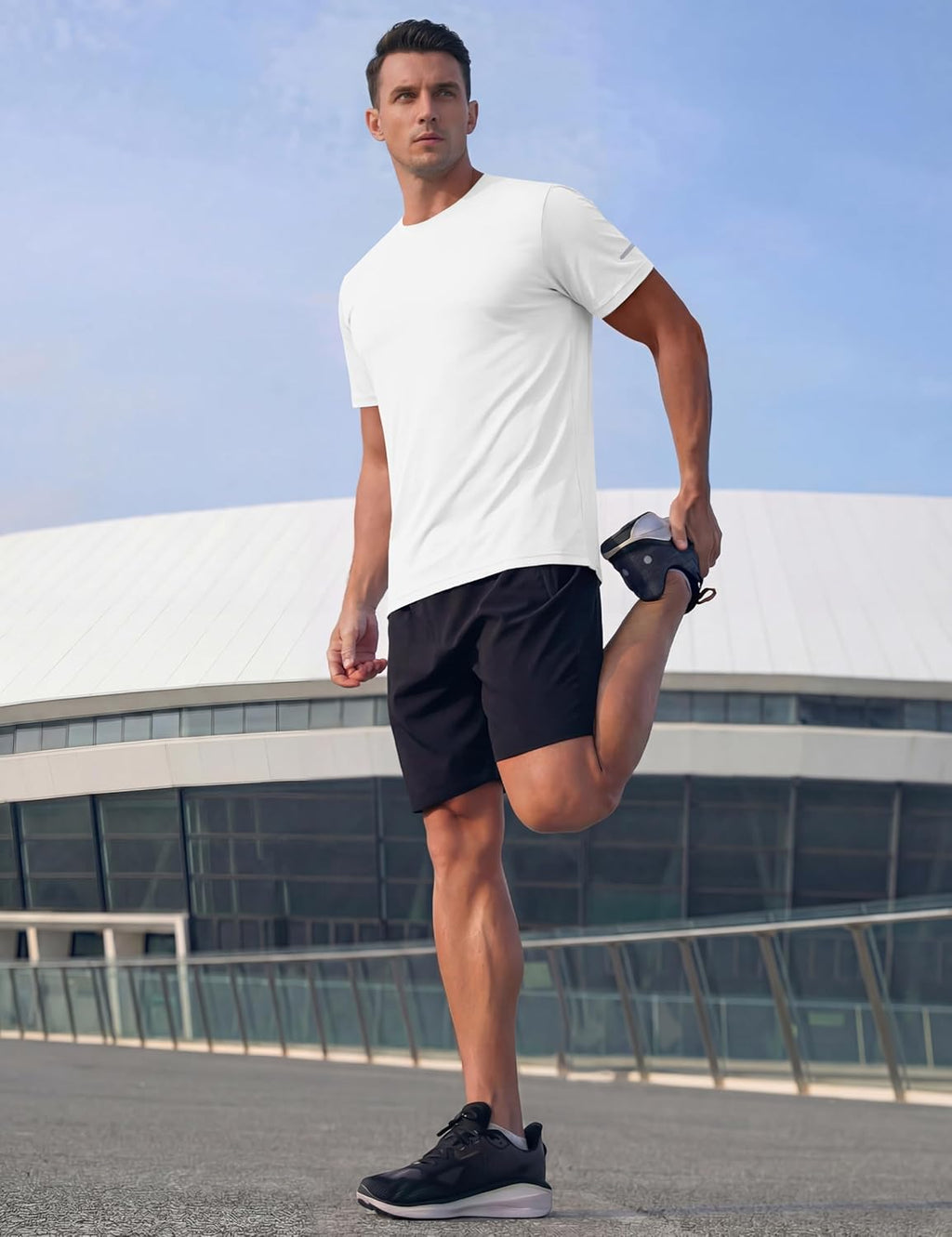 TACVASEN Men's Dry Fit Athletic T-Shirts - UPF 50+ Short Sleeve Workout Shirts for Gym & Running