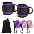 Ankle Resistance Bands with Cuffs Ideal for Glutes,Legs,and Core Workouts,This Kickback Ankle Strap Set Doubles as Ankle Straps for Cable Machines Women Can Use,Ankle Bands for Him Working Out.
