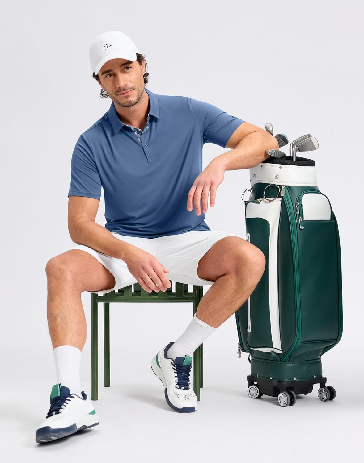 Obla Men's Golf Shirt - Short Sleeve Moisture-Wicking Performance Polo | Casual Athletic Fit