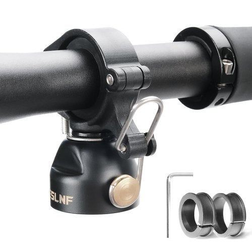 JJZOUEN Mountain Bike Bells Dual-Mode Ringing Bell, Copper Alloy Sturdy Bicycle Bell, MTB Trail Bell with Dual Modes, Adults Bike Bell for 22.2-31.8mm Bicycle Handlebars