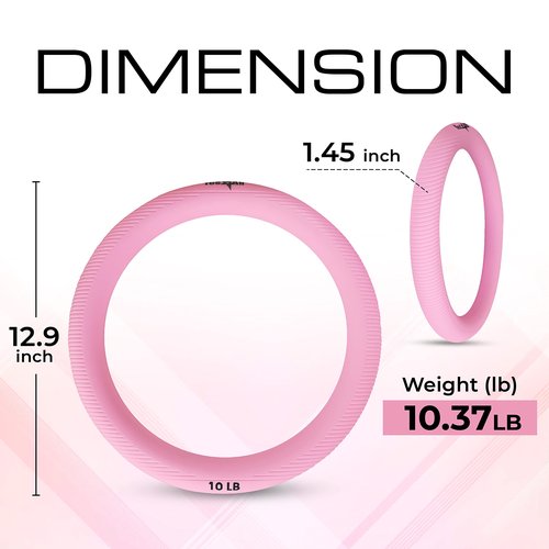 Yes4All Silicon Wrist Weight and Power Ring or Strength Training, Yoga, Jogging, Running, Suit Home Gym Indoors and Outdoors