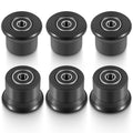 6-Pack Rolling Seat Trolley Wheels, Sliding Bracket Rollers for Bowflex Sport - Compatible with Blaze, PR1000, Ultimate 2, Classic, Elite, Motivator 2, Conquest, Schwinn Comp, and Revolution