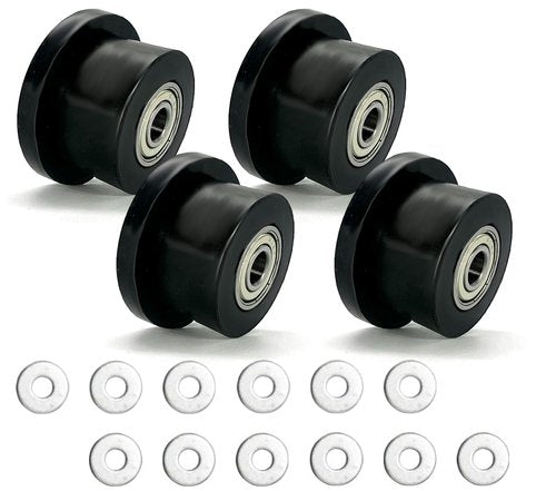 Huiteil Upgrade G-ym Replacement Wheel Rollers for Total Gym 1000, 1100, 1400, 1500, 1600, 1800, 1900, 1700 - Achiever, Platinum Plus/Pro and More