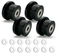 Huiteil Upgrade G-ym Replacement Wheel Rollers for Total Gym 1000, 1100, 1400, 1500, 1600, 1800, 1900, 1700 - Achiever, Platinum Plus/Pro and More