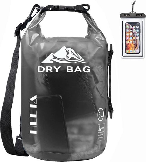 HEETA Waterproof Dry Bag - Lightweight Roll Top Storage for Travel, Swimming & Kayaking | 5L/10L/20L/30L/40L