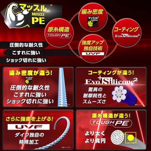DAIWA PE Line UVF Soltiga Dura Sensor X8+ Si2 No. 1.2 102 ft (300 m), Multicolor