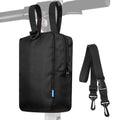 Xxerciz Scooter Storage Bag, Nylon Scooter Handlebar Bag Front Hanging Bag with Adjustable Strap and Zipper Closure for for Carrying Phone, Wallet, Charger Tools, Repair Tools