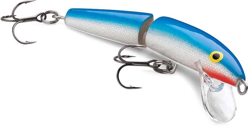 Rapala Jointed 5-1/4" Fishing Lure, 5/8 oz, Blue - 4'-14' Depth
