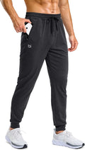 G Gradual Men's Sweatpants - Quick Dry Tapered Joggers with Zipper Pockets for Athletic Workouts