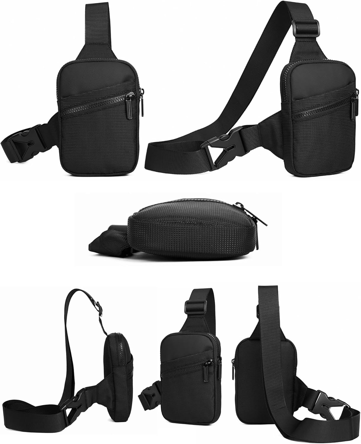 Peicees Mini Sling Bag - X-Small Crossbody Bag for Travel | Stylish Shoulder Bag for Men & Women
