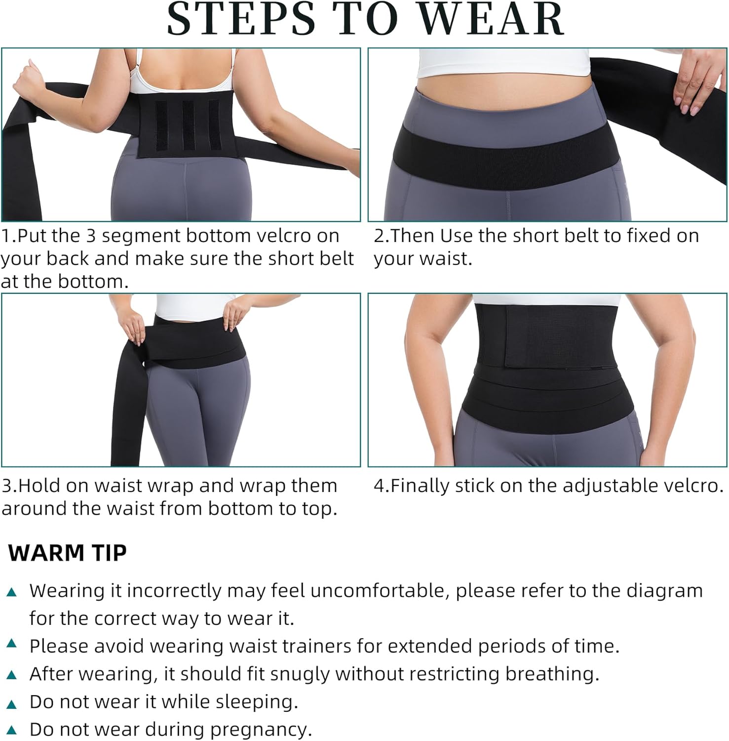 Skiennix Waist Trainer for Women - Plus Size 2025 Upgrade for Long Torso & Adjustable Comfort