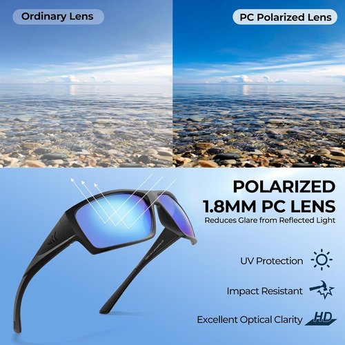 KastKing Estero Polarized Sunglasses - Bi-Focal Magnification Options | Sport Wrap Frame for Men & Women
