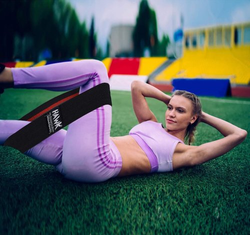 Hawk Sports Arm Blaster and Resistance Bands for Women & Men Bundle