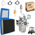 10L0L Carburetor Kit for Yamaha G16 G18 G19 G20 G21 4 Cycle Engine Golf Cart(1996-2002) with Air Filter, Fuel Filter, Spark Plug,Golf Car Tune Up Kit Replace JN6-14101-15 JN6-13567-00 JN3-14101-00