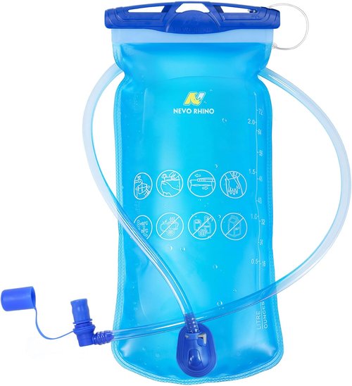 N NEVO RHINO Hydration Bladder | 1.5L-3L Leak-Proof Water Reservoir | BPA-Free Pouch for Hiking Packs