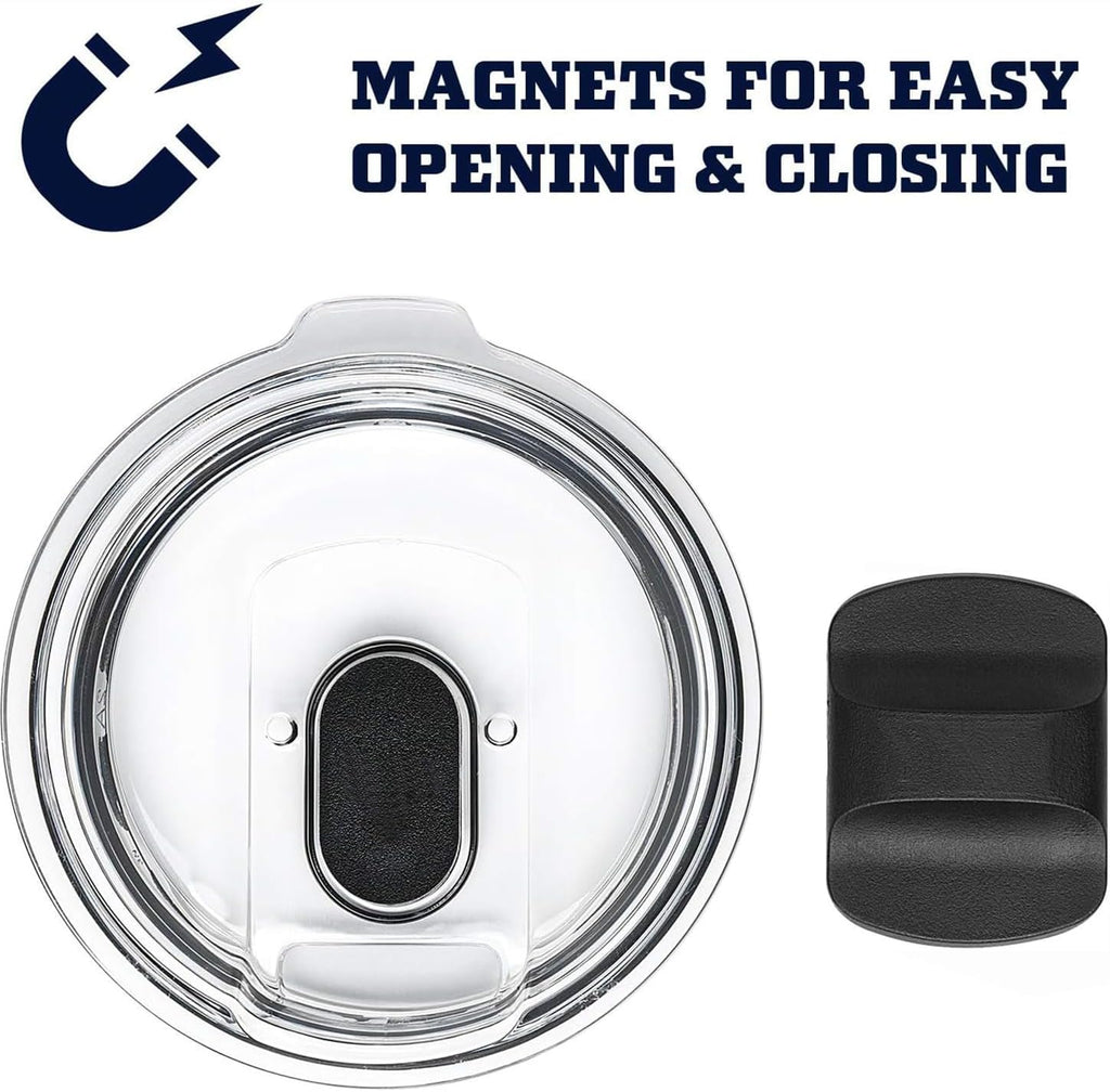 Yeti Magnetic Slider Replacement Block - Fits 10 oz, 14 oz, 16 oz, 20 oz, 26 oz, 30 oz | Black 2 Pack