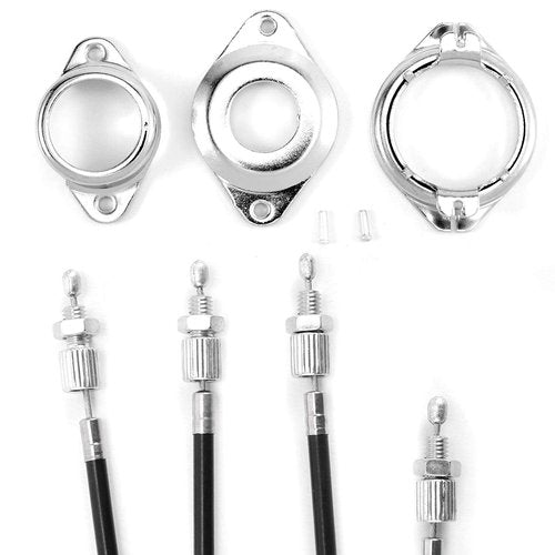 Auto-plaza BMX Gyro Brake Cables Front + Rear (Upper + Lower) Spinner Rotor (Complete Set)