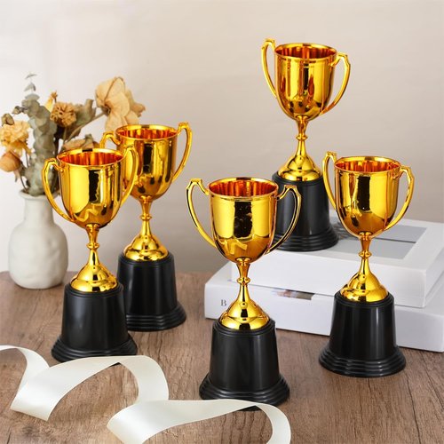 Ecation Gold Trophy Award - 9 Inch Appreciation Cup for Employees, Teachers & Volunteers | Perfect Thank You Gift