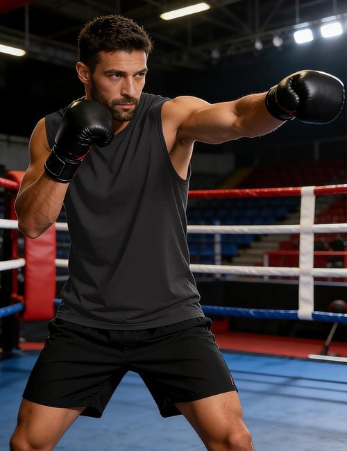 Cotrasen Men's Tank Top - UPF 50+ Lightweight Cotton Sleeveless Gym Tee | Casual Cooling Muscle Shirt