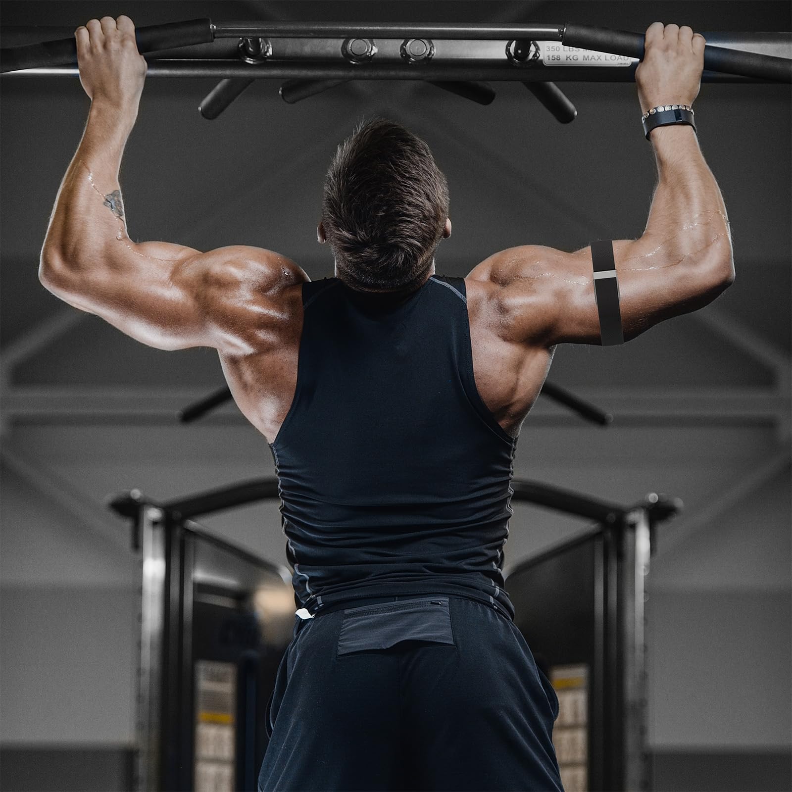 Replacement Bicep Band Compatible with Whoop 5.0(one+peak) Whoop MG Life,Superknit Bicep Band with WHOOP 5.0 WHOOP LIFE ECG (Gray, one+peak)