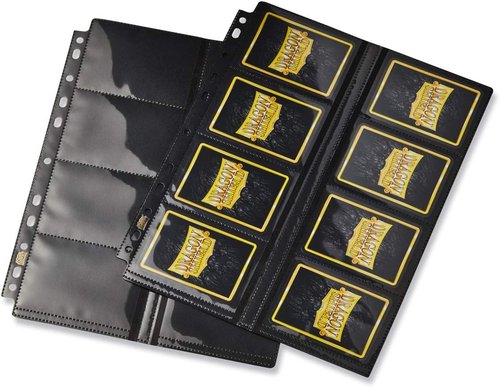 Arcane Tinmen ApS Dragon Shield 16-Pocket Clear Pages - Center Loaded (50 Count)